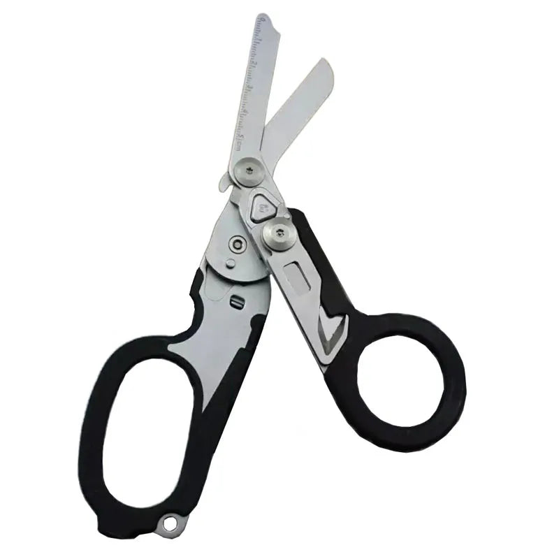 Trauma 6 In 1 Multifunction Medical Emergency Response Shears Foldable Scissors Pliers Outdoor Survival Tool Camping Equipment