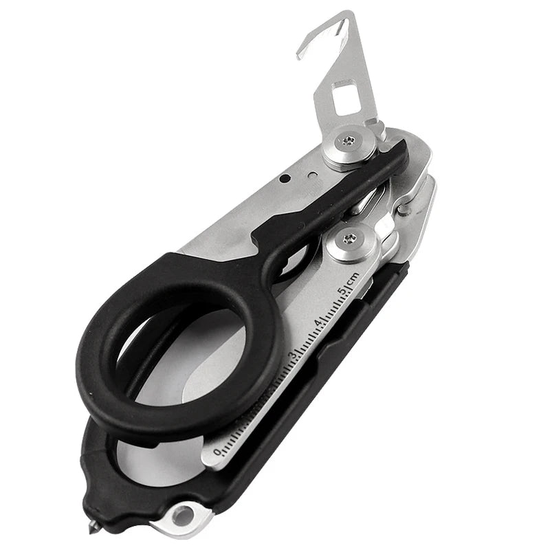 Trauma 6 In 1 Multifunction Medical Emergency Response Shears Foldable Scissors Pliers Outdoor Survival Tool Camping Equipment