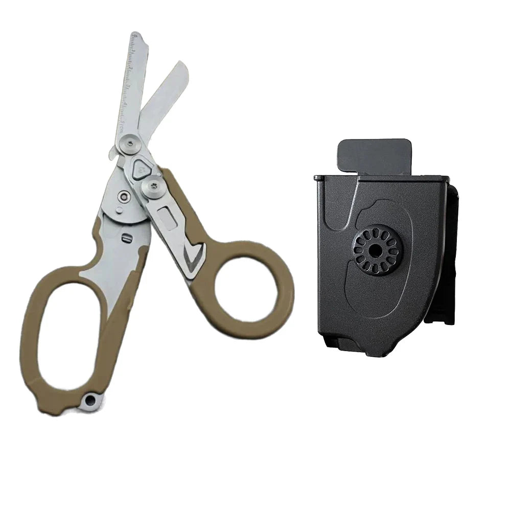 Trauma 6 In 1 Multifunction Medical Emergency Response Shears Foldable Scissors Pliers Outdoor Survival Tool Camping Equipment