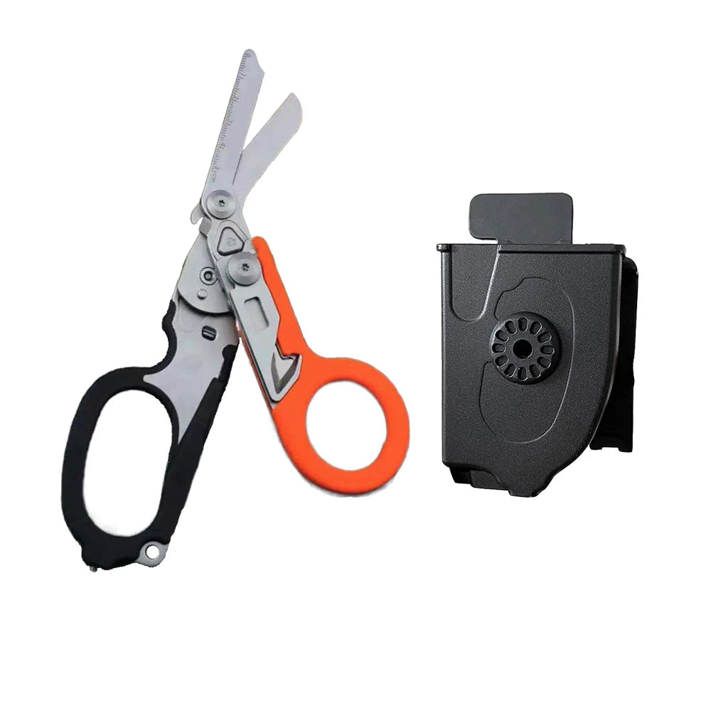 Trauma 6 In 1 Multifunction Medical Emergency Response Shears Foldable Scissors Pliers Outdoor Survival Tool Camping Equipment