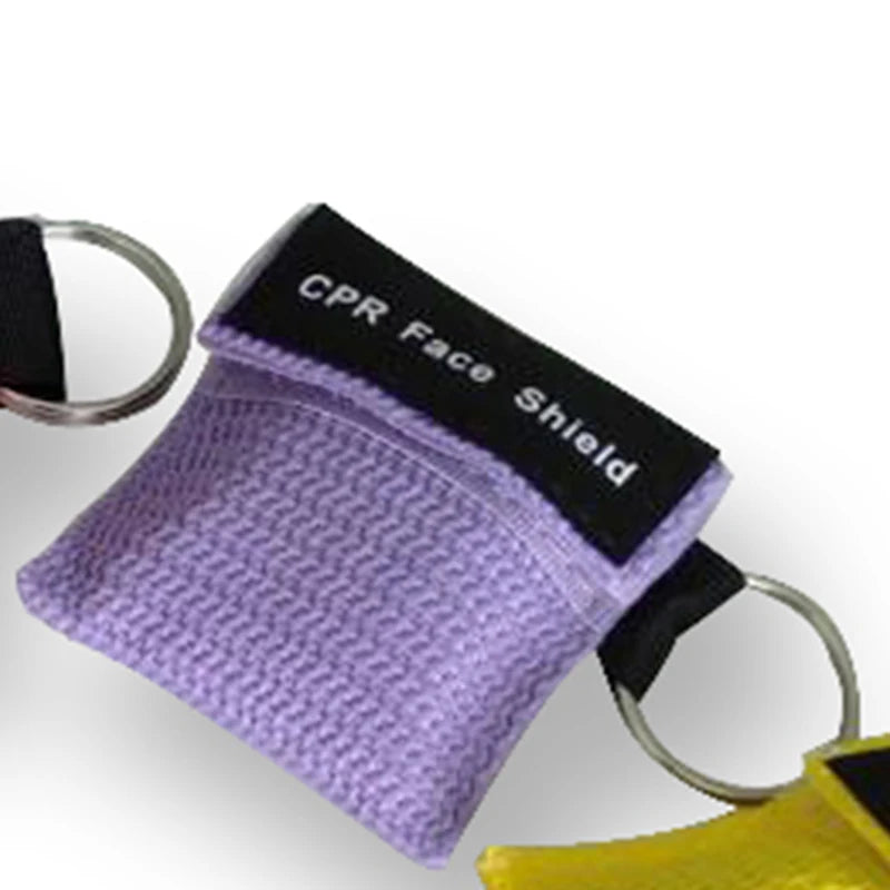 Keychain CPR Mask First Aid Emergency Face Shield Professional Outdoor Rescue Health Care Tools Resuscitator Mask