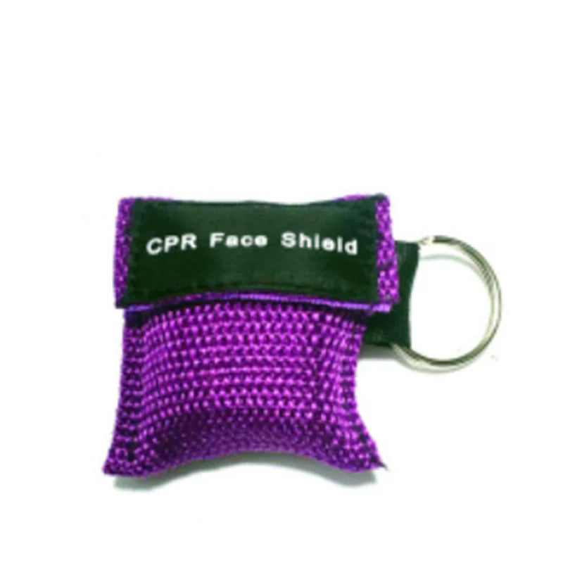 Keychain CPR Mask First Aid Emergency Face Shield Professional Outdoor Rescue Health Care Tools Resuscitator Mask